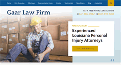 Desktop Screenshot of gaarlaw.com
